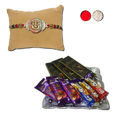"RAKHI -AD 4060 A, Choco Thali - code RC02 - Click here to View more details about this Product